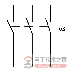 闸刀开关的符号图解