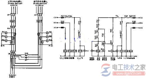 双电源自动切换开关电气图示例