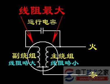 单相电机电容接线图与单相电机正反转实物接线图 单相电机电容接线图与单相电机正反转实物接线图