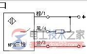 24v三根线接近开关接线图及接线方法