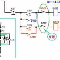 电动机的电气互锁与双重互锁实现正反转的电气原理图