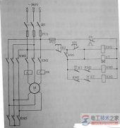 如何用三个接触器实现星三角启动(原理图)？