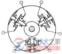 万能转换开关的结构示意图