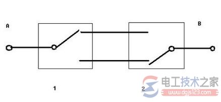 单联双控开关接线图_双联开关接线图_双联双控开关接线图_三联双控开关接线图