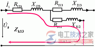 【图】三绕组变压器参数测定的顺序图解