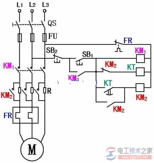 电动机定子串电阻实现降压启动的方法