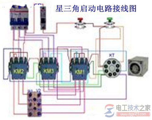 【图】异步电动机星三角启动的原理图 【图】异步电动机星三角启动的原理图