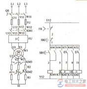 三相绕线转子电动机的控制电路操作顺序