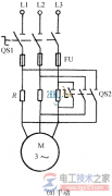 定子绕组串电阻降压起动的控制线路