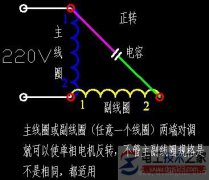 【图】单相电机正反转的接线图画法说明