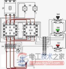 三相感应电动机的正反转接线方法图解 三相感应电动机的正反转接线方法图解