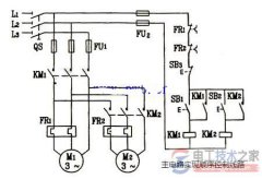 三相电机主电路实现顺序控制的方法及电路图