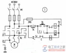 电动机能耗制动电路图的几种简单实现