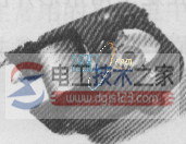 罩极式单相异步电动机的结构图解 罩极式单相异步电动机的结构图解