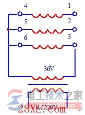 如何判别三相异步电动机绕组头尾？