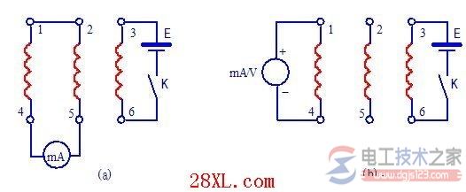 如何判别三相异步电动机绕组头尾？