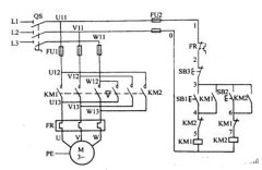 三相笼型异步电动机的二种正反转控制线路(图)