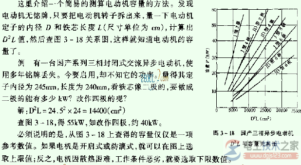 无铭牌电动机的容量如何计算? 无铭牌电动机的容量如何计算?