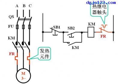 电动机控制：连续运行带过载保护
