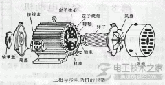 三相异步电动机的构造：定子与转子