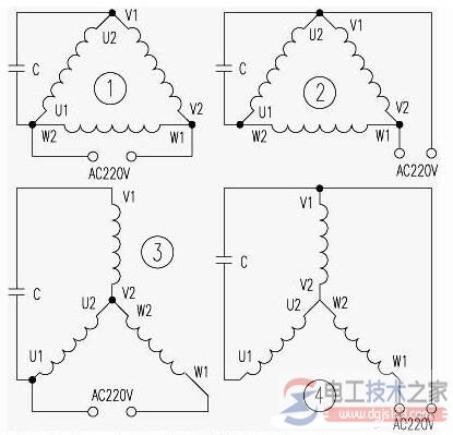 三相异步电动机的三角形连接与星形连接