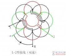 单相调速电机绕组接线图图例说明