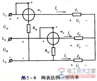 三相有功功率表的接线规则与测量方法