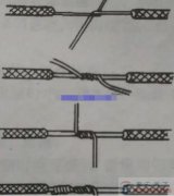 单股铝线t字接法说明