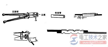 铝芯导线的连接方法_线头与螺钉平压式接线桩的连接