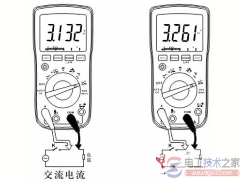 万用表怎么测量电流，万用表测电流的方法图解