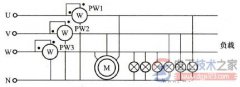 单相功率表如何测量三相四线制电源功率线路？