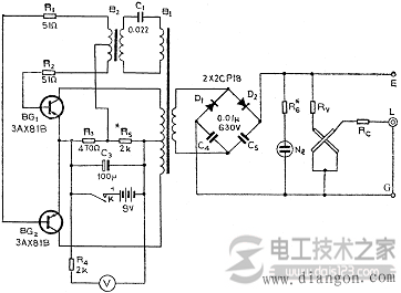 晶体管兆欧表的原理图解与使用方法