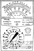 mf-30型万用表的表盘符号及面板布置图