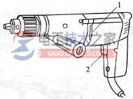 电工工具冲击钻的结构图与常用功能