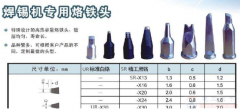 烙铁头的主要型号，不同焊台的烙铁头能不能通用