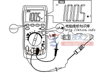 万用表怎么测量交直流电流？