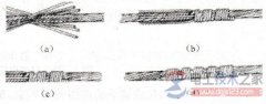 架空线路导线通过叉接法进行连接