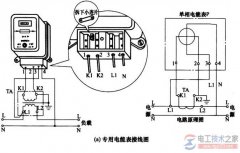 电流互感器与单相低压电能表怎么接线？