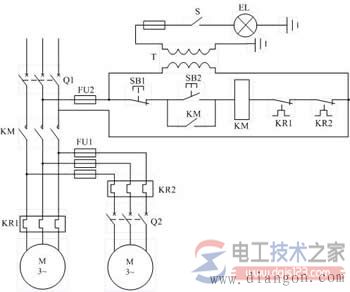 零电压与欠电压保护电气原理接线图