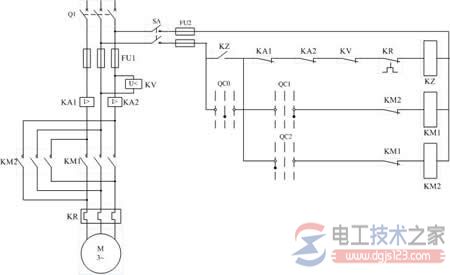 零电压与欠电压保护电气原理图_电动机常用保护接线图 零电压与欠电压保护电气原理图_电动机常用保护接线图
