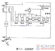 双绕组变压器过流保护的原理图解