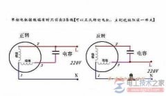 单相电机正反转控制方式及接线图
