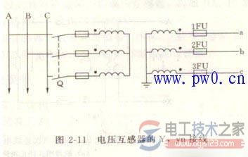 电压互感器接线图及接线方式_电压互感器接线注意事项