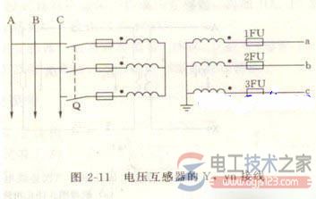 电压互感器接线图接线方式_电压互感器接线注意事项