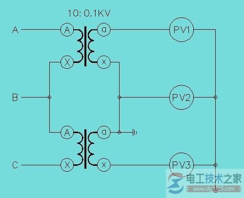 电压互感器接线图接线方式_电压互感器接线注意事项