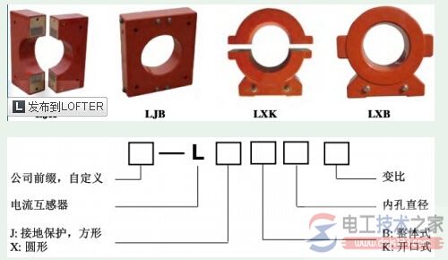 零序电流互感器的原理与选型、型号说明
