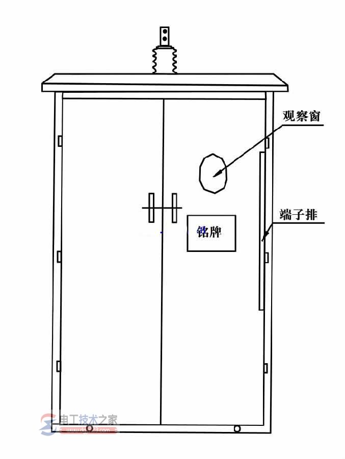 变压器中性点接地电阻柜尺寸图示例