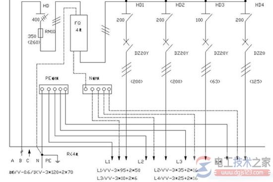 家用配电箱接线图图文详解