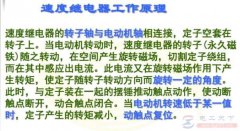 速度继电器的工作原理及结构图说明