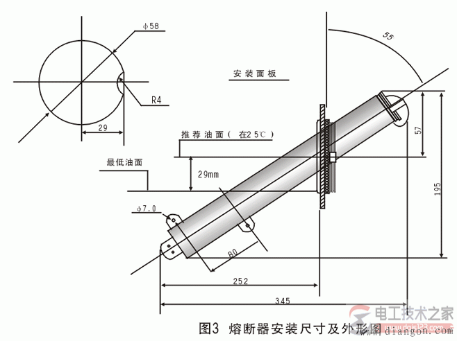 油浸式过载高压熔断器：型号、基本参数及安装注意事项